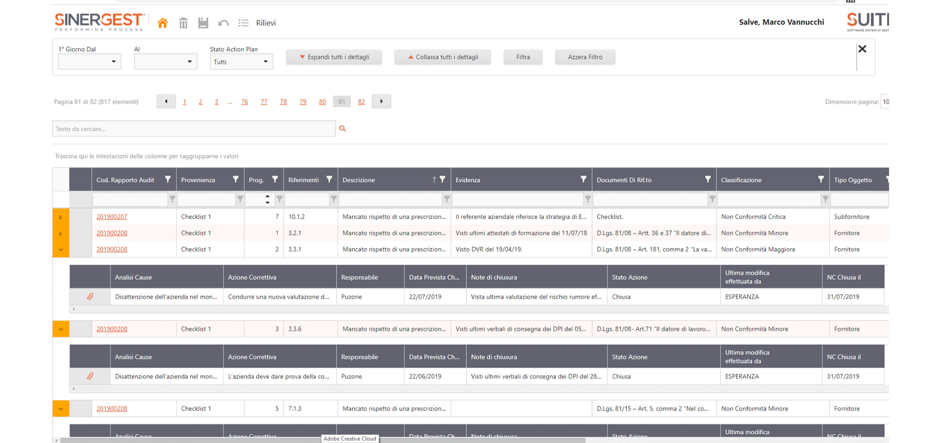 Software Gestione Audit Fornitori