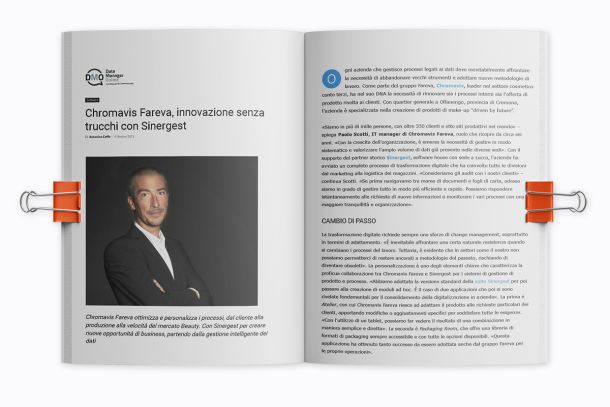 Chromavis Fareva, innovazione con Sinergest