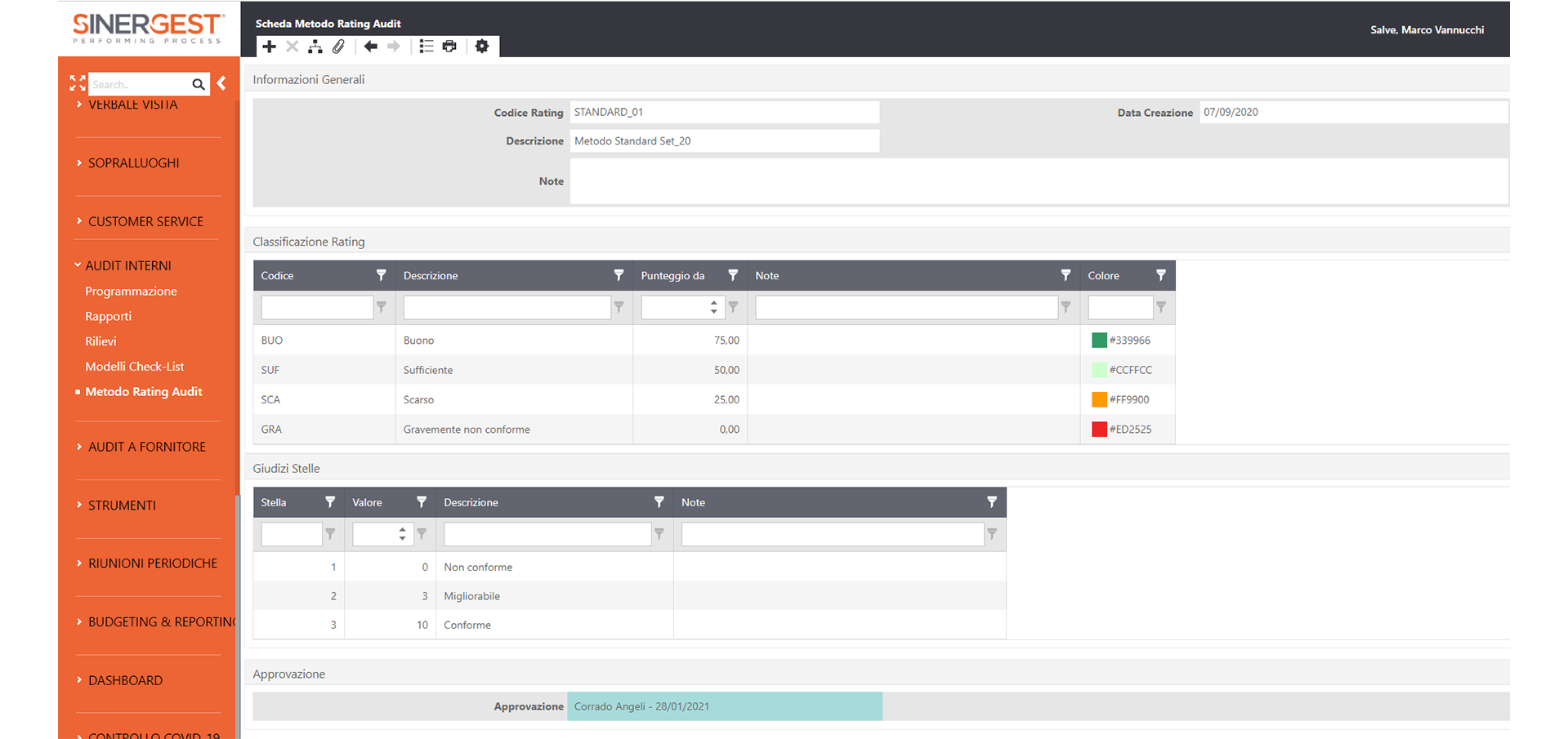 Software Gestione Audit Interni