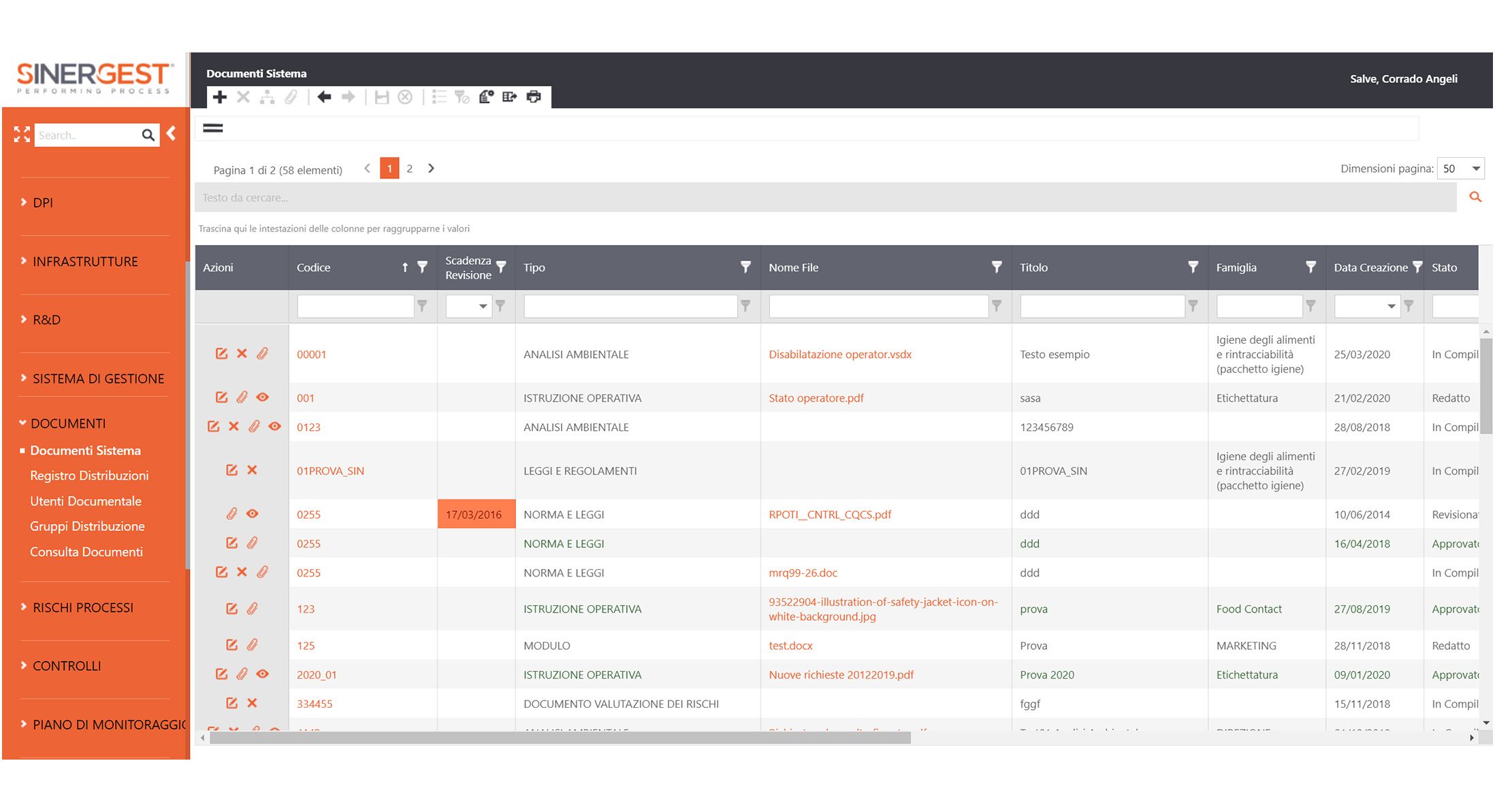 Software Gestione Documentale - Registro documenti
