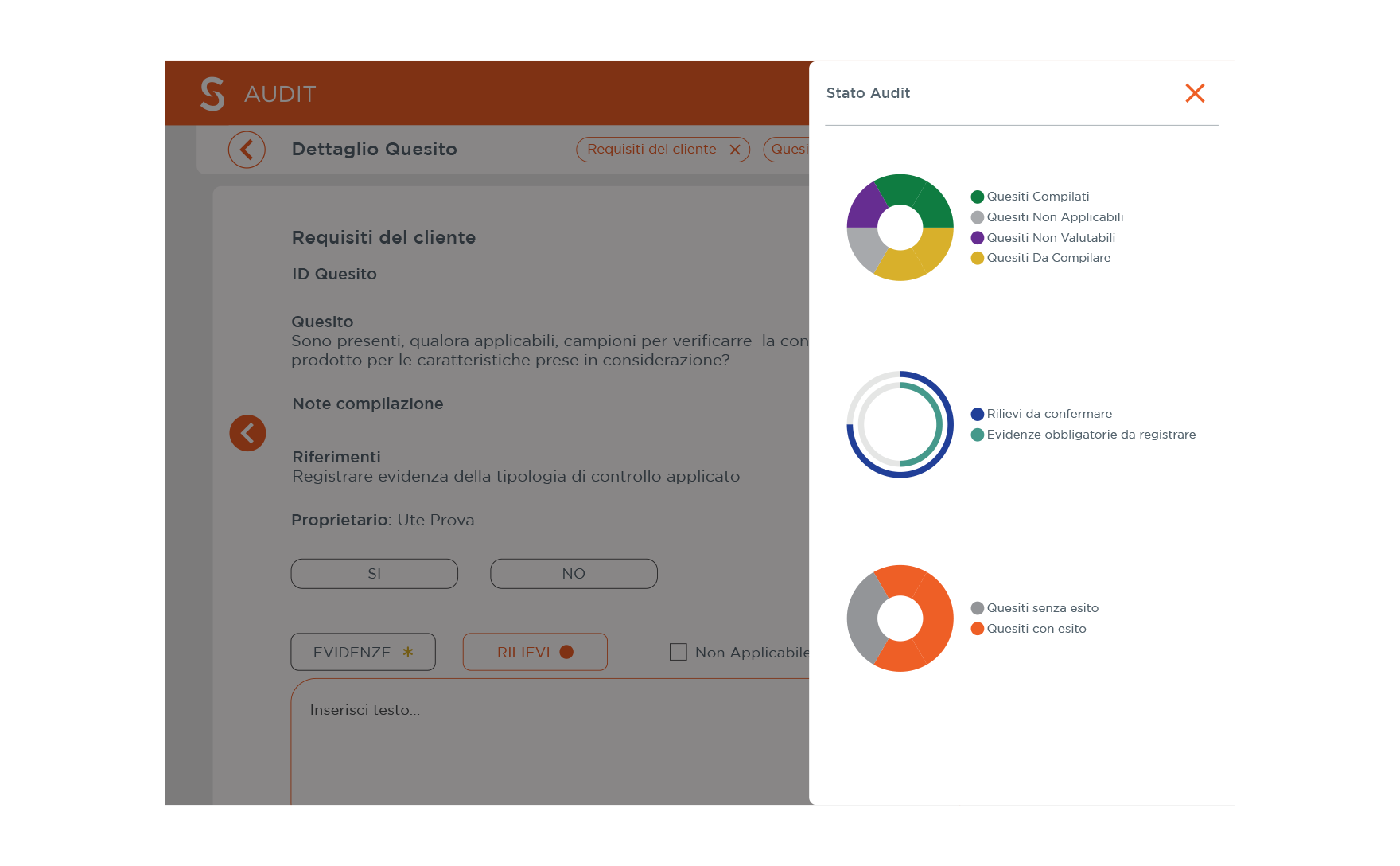 Stao dell'audit App