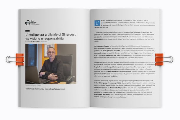 L’intelligenza artificiale di Sinergest: tra visione e responsabilità